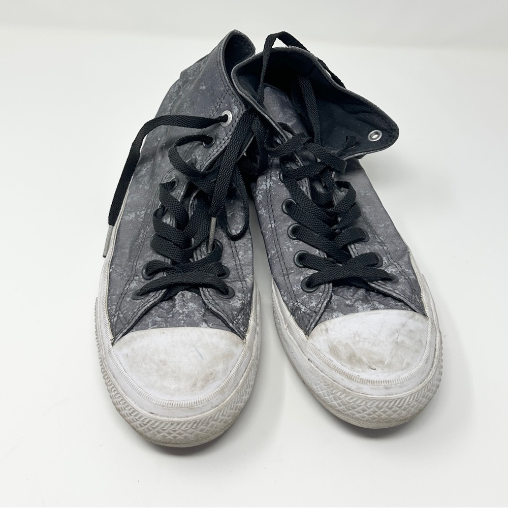 Converse Black and Gray Reflective High Top Sneakers Size Men’s US 8/ Women 10